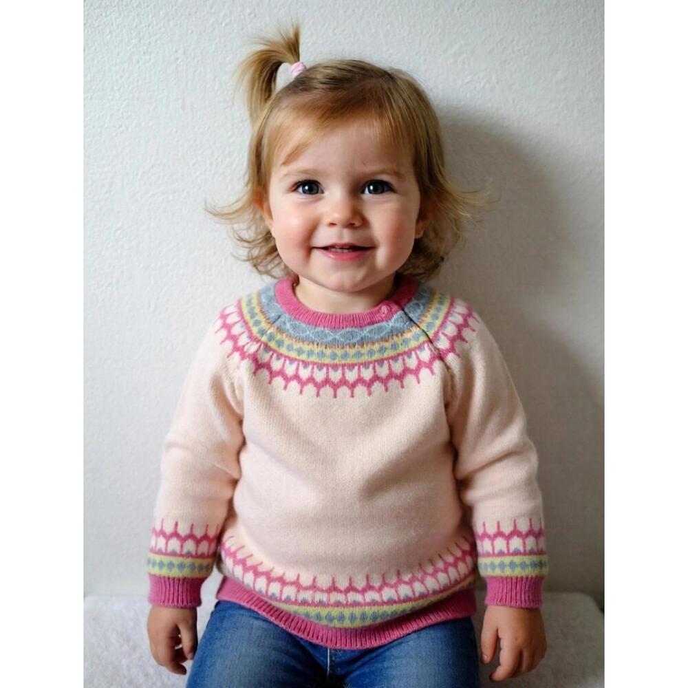 Dave & Bella 24 Mo Baby Girl 2T Thick and Heavy Sweater Pink